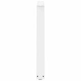 Dining Table Legs V-Shape 3 pcs White 70x cm Steel 4012585
