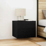 Bedside Cabinet 2 pcs Black Oak 50 x 39 x 41 cm Engineered Wood 863077