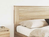 Headboard with Headboard Sonoma Oak 120 cm Engineered Wood 887467