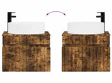 Wall-mounted Sink Vanity Smoked Oak 49 x 44.5 x 65.5 cm 890627