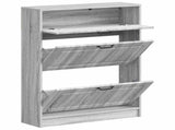 Shoe Cabinet UTRECHT 78 x 24 x 100 cm Engineered Wood 897761