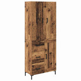 Highboard Old Wood 69.5 x 34 x 180 cm Engineered Wood 3415684
