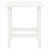 Garden Adirondack Chair with Table Solid Fir Wood White 315919