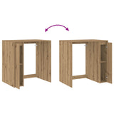 Wash Machine Cabinet with Storage Artisan Oak 87 x 60 x 89 cm 8006807