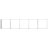 Raised Garden Bed Grey 400 x 80 x 24 cm cold-rolled steel 8006508