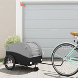 Bike Trailer Black and Grey 45 kg Iron 94147