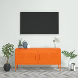 TV Cabinet Orange 105x35x50 cm Steel 336228