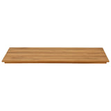 Table Top 100 x 50 x 3.5 cm Rectangular Solid Teak Wood Natural 42033157