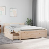 Bed Frame without Mattress with Drawers Small Double 3103539
