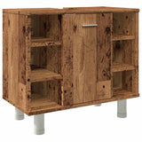 Bathroom Cabinet Old Wood 60x32x53.5 cm Engineered Wood 856144