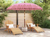 Balinese Parasol Pink 215 x 215 x 260 cm Cotton and solid wood 3356907