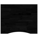 Desk Top Dark Brown 100x80x2.5 cm Solid Wood Oak Rectangular 4009036