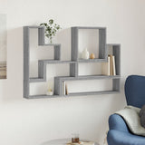Wall Shelf Grey Sonoma 96x12x64 cm Engineered Wood 840805