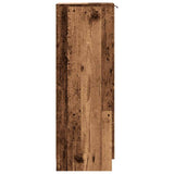 Shoe Cabinet Old Wood 29.5x35x100.5 cm Engineered Wood 856991