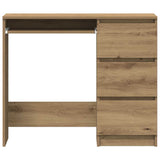Desk Artisan Oak 90x45x76 cm Engineered Wood 861143