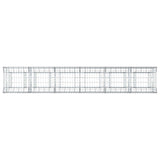 Gabion Raised Bed 2 pcs Silver 3422216