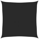 Sunshade Sail 160 g/m Black 5x5 m HDPE 311718