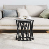 Coffee Table 2 pcs Grey Sonoma Engineered Wood and Steel 868264