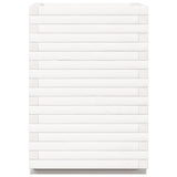 Garden Planter White 50x50x72 cm Solid Wood Pine 3282610