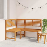 Corner Bench Brown Solid Acacia Wood 140 cm corner bench 312422