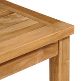 Garden Dining Set Warm Teak Fine sanded teak hardwood Medium 3059923