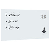 Wall Mounted Magnetic Board Glass 120x60 cm 285376