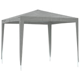 Party Tent 250 x 250 x 240 cm Light Grey PE and Steel 42032987