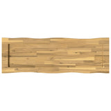 Live Edge Table Top 120 x 40 x 3.5 cm Rectangular White 938580