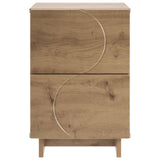 Bedside Cabinet Artisan Oak 33.5 x 34.5 x 50 cm Engineered Wood 8011403