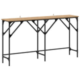 Console Table Artisan oak 140 x 29 x 75 cm Engineered Wood 883529