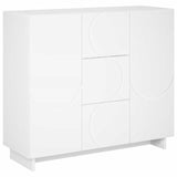 Sideboard White 85.5 x 31 x 75 cm Engineered Wood 8011549