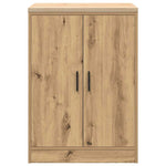 ZNTS Garage Storage Cabinet Artisan Oak 60x51x85 cm Solid Wood Pine 860579