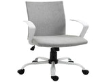 Office Chair Linen Swivel Computer Desk Chair Home Study Task Chair with Wheels, Arm, Adjustable T3398P328247