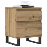 Bedside Cabinets 2 pcs Artisan Oak 40x35x50 cm Engineered Wood 857439