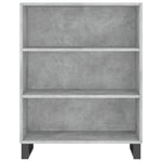 Highboard Concrete Grey 69.5x34x180 cm Engineered Wood 3196095