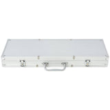 Poker Set with 500 Laser Chips Aluminium 80184