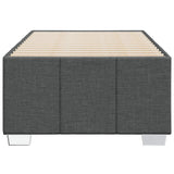 Bed Frame without Mattress Dark Grey 90x190 cm Single Fabric 3284798