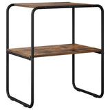 Console Table Smoked Oak 100 x 42.5 x 70 cm Engineered Wood 8007523
