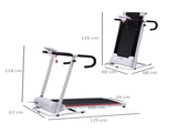 Folding Treadmill Incline, Walking Pad Treadmill for Home, 1-10km/h Under Desk Running Machine T3398P377371