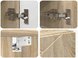Mirror Cabinet Sonoma Oak 59 x 17 x 55 cm Engineered Wood 883366