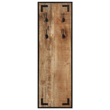 Coat Rack 35x8x110 cm Solid Rough Wood Mango 358918