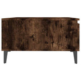 813173 Coffee Table Smoked Oak 90x60x35 cm Engineered Wood