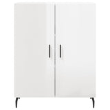 Sideboard High Gloss White 69.5x34x90 cm Engineered Wood 827742