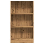 ZNTS Bookcase Artisian Oak 60x24x109 cm Engineered Wood 857811