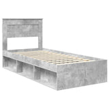 Bed Frame with Headboard Concerte 90 x 200 cm Solid Pine Wood 3409810