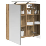 Bathroom Mirror Cabinet Artisian Oak 60 x 14.5 x 70 cm 889070
