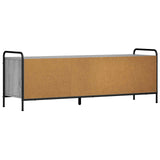 TV Cabinet 140 x 39.5 x 50 cm Grey Sonoma Engineered Wood 8013767