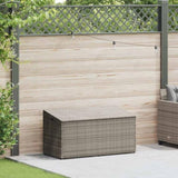 Garden Storage Box Grey 110x50x58 cm Poly Rattan 4104071