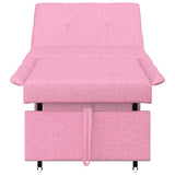 Sofa Bed Pink 194 x 50 x 82 cm Plywood 42008592