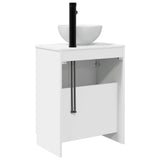 Bathroom Vanity with Sink High Gloss White 54 x 35 x 83 cm 890142